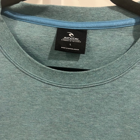 Rip Curl Vaporcool Crew Sweater - Mineral Blue Marle / SIZE L - Picture 3 of 6